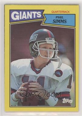 1987 Topps - Box Bottoms #L - Phil Simms [EX to NM]