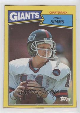 1987 Topps - Box Bottoms #L - Phil Simms [EX to NM]