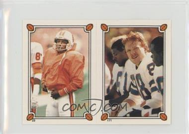 1987 Topps Album Stickers - [Base] #171-23 - Pete Metzelaars, Donald Igwebuike