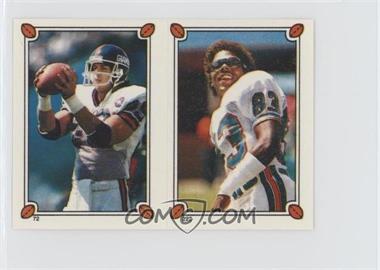 1987 Topps Album Stickers - [Base] #222-72 - Mark Clayton, Mark Bavaro