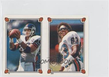 1987 Topps Album Stickers - [Base] #222-72 - Mark Clayton, Mark Bavaro