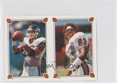 1987 Topps Album Stickers - [Base] #222-72 - Mark Clayton, Mark Bavaro