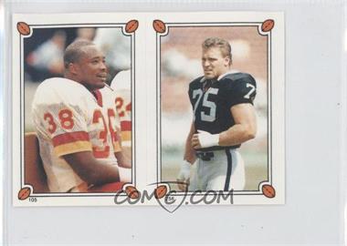 1987 Topps Album Stickers - [Base] #256-105 - Howie Long, George Rogers