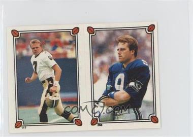 1987 Topps Album Stickers - [Base] #266-117 - Norm Johnson, Morten Andersen