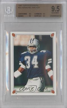 1987 Topps Album Stickers - [Base] #33 - Herschel Walker [BGS 9.5 GEM MINT]