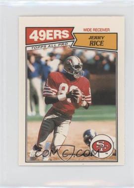 1987 Topps United Kingdom American Football - [Base] #30 - Jerry Rice