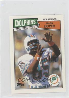 1987 Topps United Kingdom American Football - [Base] #52 - Mark Duper