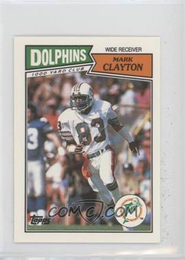 1987 Topps United Kingdom American Football - [Base] #53 - Mark Clayton