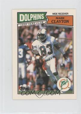 1987 Topps United Kingdom American Football - [Base] #53 - Mark Clayton