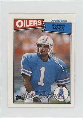 1987 Topps United Kingdom American Football - [Base] #62 - Warren Moon