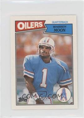 1987 Topps United Kingdom American Football - [Base] #62 - Warren Moon