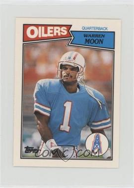 1987 Topps United Kingdom American Football - [Base] #62 - Warren Moon