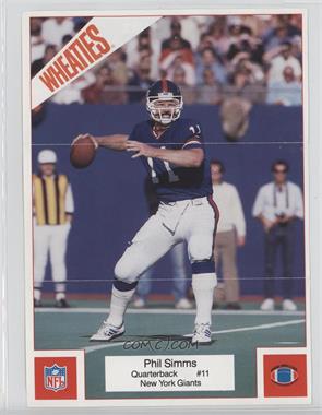 1987 Wheaties Mini Posters - [Base] #6 - Phil Simms [Noted]