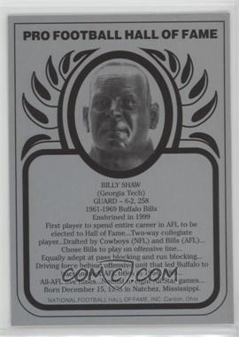 1988-Present Pro Football Hall of Fame Metallic - [Base] #_BISH - Billy Shaw