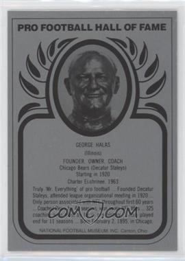 1988-Present Pro Football Hall of Fame Metallic - [Base] #_GEHA - George Halas [EX to NM]