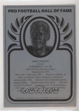 1988-Present Pro Football Hall of Fame Metallic - [Base] #_JIJO - Jimmy Johnson [EX to NM]