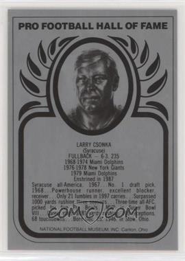 1988-Present Pro Football Hall of Fame Metallic - [Base] #_LACS - Larry Csonka