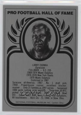 1988-Present Pro Football Hall of Fame Metallic - [Base] #_LACS - Larry Csonka