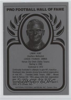 1988-Present Pro Football Hall of Fame Metallic - [Base] #_LAHU - Lamar Hunt