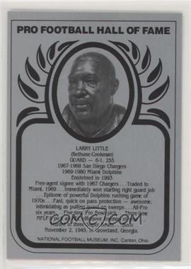 1988-Present Pro Football Hall of Fame Metallic - [Base] #_LALI - Larry Little