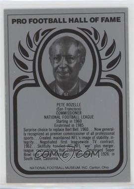 1988-Present Pro Football Hall of Fame Metallic - [Base] #_PERO - Pete Rozelle