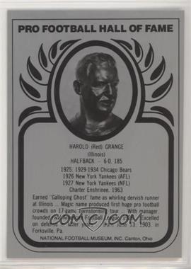 1988-Present Pro Football Hall of Fame Metallic - [Base] #_REGR - Red Grange