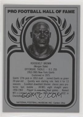 1988-Present Pro Football Hall of Fame Metallic - [Base] #_ROBR - Roosevelt Brown