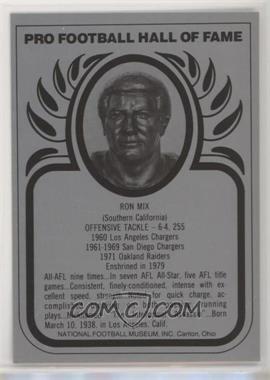 1988-Present Pro Football Hall of Fame Metallic - [Base] #_ROMI - Ron Mix