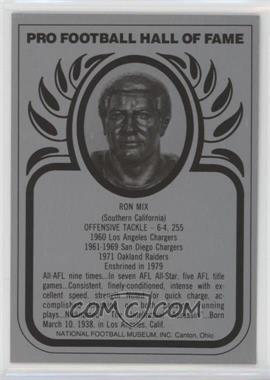 1988-Present Pro Football Hall of Fame Metallic - [Base] #_ROMI - Ron Mix