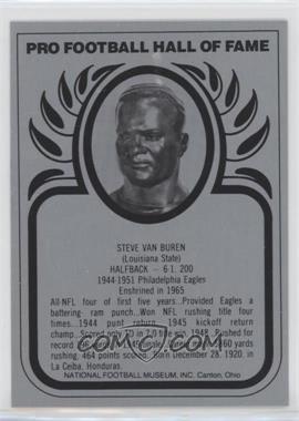 1988-Present Pro Football Hall of Fame Metallic - [Base] #_STVB - Steve Van Buren