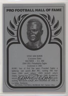 1988-Present Pro Football Hall of Fame Metallic - [Base] #_STVB - Steve Van Buren