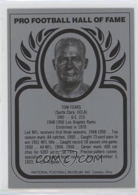 1988-Present Pro Football Hall of Fame Metallic - [Base] #_TOFE - Tom Fears