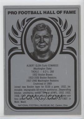 1988-Present Pro Football Hall of Fame Metallic - [Base] #_TUED - Turk Edwards