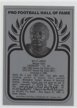 1988-Present Pro Football Hall of Fame Metallic - [Base] #_WILA - Willie Lanier