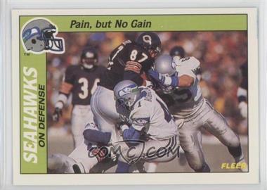 1988 Fleer Live Action Football - [Base] #26 - Pain, But No Gain, Seattle Seahawks Team