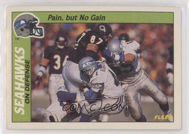 1988 Fleer Live Action Football - [Base] #26 - Pain, But No Gain, Seattle Seahawks Team