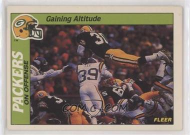 1988 Fleer Live Action Football - [Base] #47 - Gaining Altitude, Green Bay Packers Team