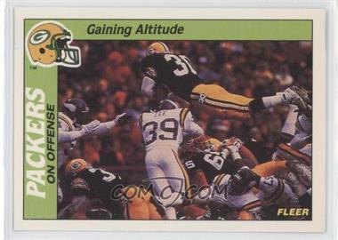 1988 Fleer Live Action Football - [Base] #47 - Gaining Altitude, Green Bay Packers Team