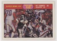 Super Bowl XXI (New York Giants, Denver Broncos)