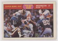 Super Bowl XVII (Washington Redskins, Miami Dolphins)