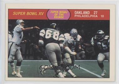 1988 Fleer Live Action Football - [Base] #66 - Super Bowl XV (Oakland Raiders, Philadelphia Eagles)