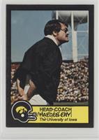 Hayden Fry (Back text ends with 