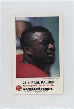 1988 Kansas City Chiefs Police - [Base] #4 - Paul Palmer