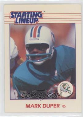 1988 Kenner Starting Lineup Cards - Toys [Base] #_MADU - Mark Duper