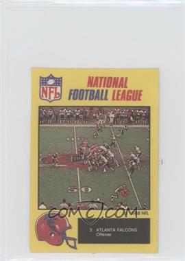 1988 Monty Gum National Football League - Album Stickers #3 - Atlanta Falcons - Offense