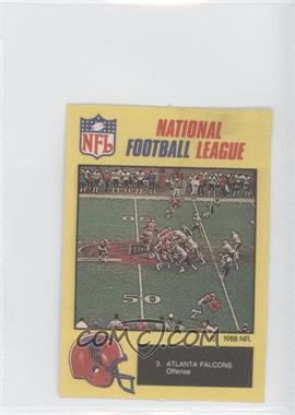 1988 Monty Gum National Football League - Album Stickers #3 - Atlanta Falcons - Offense