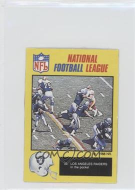 1988 Monty Gum National Football League - [Base] #33 - Los Angeles Raiders In the Pocket