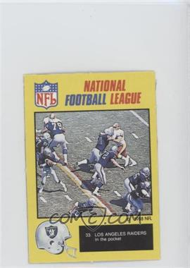 1988 Monty Gum National Football League - [Base] #33 - Los Angeles Raiders In the Pocket