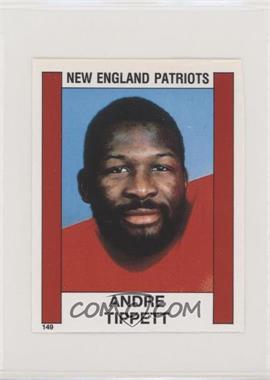 1988 Panini Album Stickers - [Base] #149 - Andre Tippett [Poor to Fair]