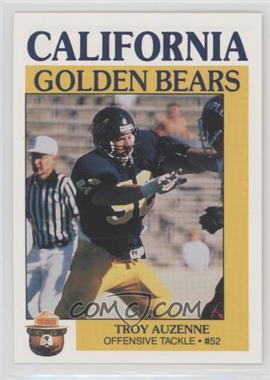 1988 Smokey Bear California Golden Bears - [Base] #_TRAU - Troy Auzenne